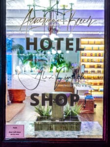 Hotel Shop with fashion collection of Alex Vinash