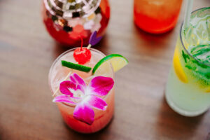 The Pink Palm Hotel - Cocktails at the bar